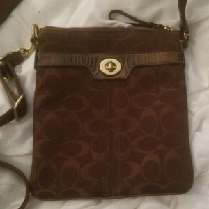 Brown Coach Crossbody